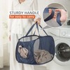 HONOMA Sturdy Mesh Laundry Hamper Basket Bag,Pop up Basket with