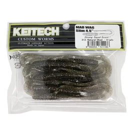 Keitech Mud Wag Slim 4.5" #212 Natural Shad