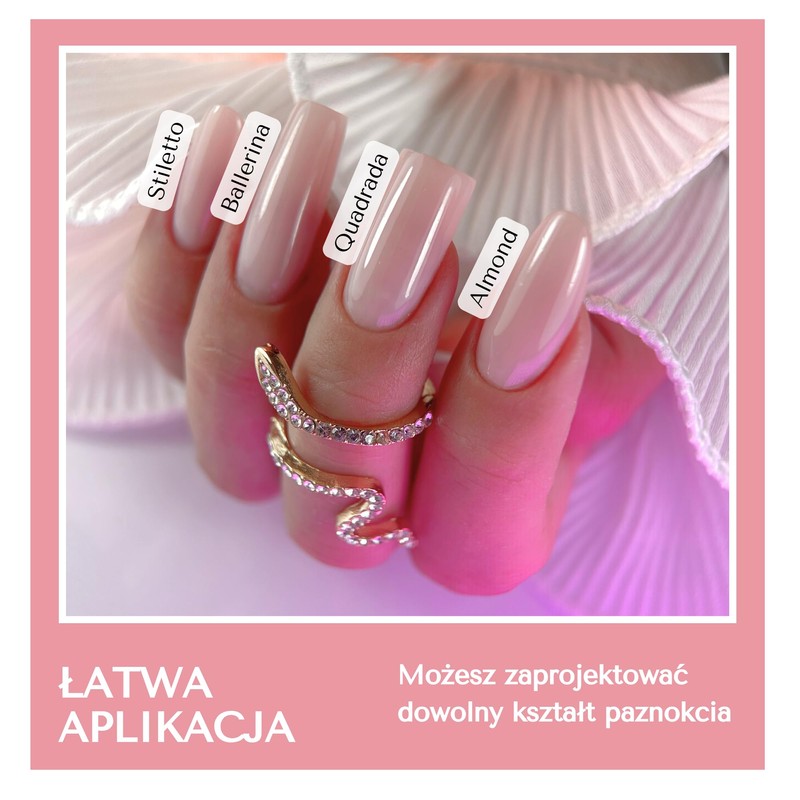 INLAQ® Acrylic Gel for Nail Extension Rose Pop 30 ml