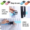 Luggage Straps - Suitcase Straps, Adjustable Luggage Belt, Thickened Packing