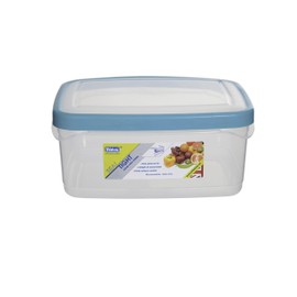 Whitefurze Rectangular Seal Tight Container, Plastic, Teal, 2 Litre