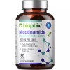 Biophix Nicotinamide Vitamin B-3 Flush-Free 500 mg 180 Vegetarian Capsules