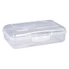 Cra-Z-Art Caja de lápices transparente translúcida caja de lápices
