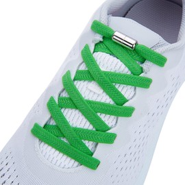 Elastic Shoelaces, No Tie Shoe Laces,Tieless Shoelaces for Kids and Adults, Green, X-Large