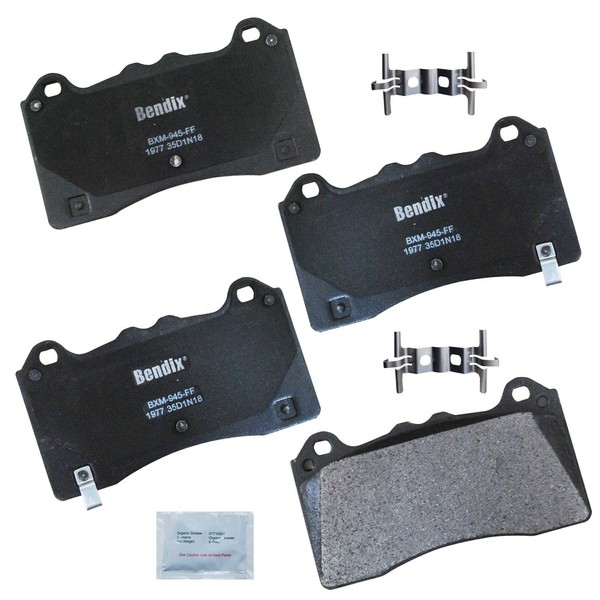 Bendix Bendix Priority1 CFM1977 Semi-Metallic Front Brake Pads for Ford
