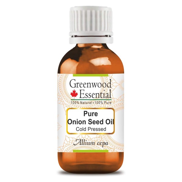 Greenwood Essential Pure Onion Seed Oil (Allium cepa) Cold Pressed 30ml (1 oz)