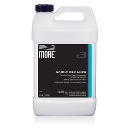 MORE Grout Cleaner for Tile Floors - Acidic Grout Cleaning Solution - Removes Cement-Based Grout Haze, Efflorescence and Mineral Deposits - Gallon 128oz