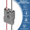MECCANIXITY Battery Power Connector,50A 6AWG 8AWG 10AWG 12AWG Wire Harness