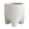 47th & Main Textured Dots Ceramic Tripod Footed Home Decor