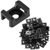 QWORK® Pack of 200 Screwable Cable Tie Base for 9mm