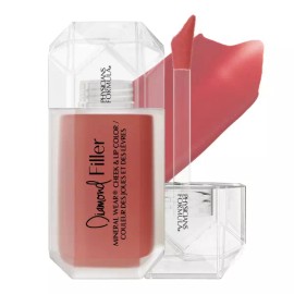 Physicians Formula 의사 포뮬러 미네랄 웨어 diamond 필러 치크 립 컬러 세럼 투 크림 다용도 리퀴드 블러셔 풀러 룩 단색 - Doctor Formula Mineral Wear Diamond Filler Cheek Lip Color Serum to Cream Multi-Purpose Liquid Blusher Fuller Look Monochrome [Brilliant Peach]