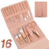 NINEMAX Manicura Set 16 en 1 manicure kit acero inoxidable