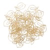 100 Pcs Paper Clip Gold Cute Lemon Shaped Bookmark Clips