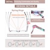 EYEURL Half Frame Reading Glasses for Women-4 Pack Blue Light