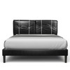 BONSOIR Queen Size Bed Frame Upholstered Low Profile Modern Platform