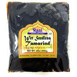 Rani Tamarind, Wet Seedless Block/Slab (Imli) 14oz (400g)