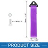 A ABSOPRO Car Tow Towing Hook Bumper Trailer Belt Strap