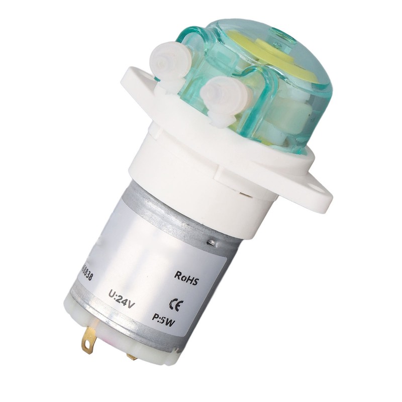 5W Small Peristaltic Pump Low Flow Gear Drive Liquid Transmission