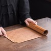 Aoveew Tea Mat Traditional Handmade bamboos Tea Table Mat for