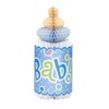 Unique 61720 Baby Shower Honeycomb Feeding Bottle Centerpiece | Blue
