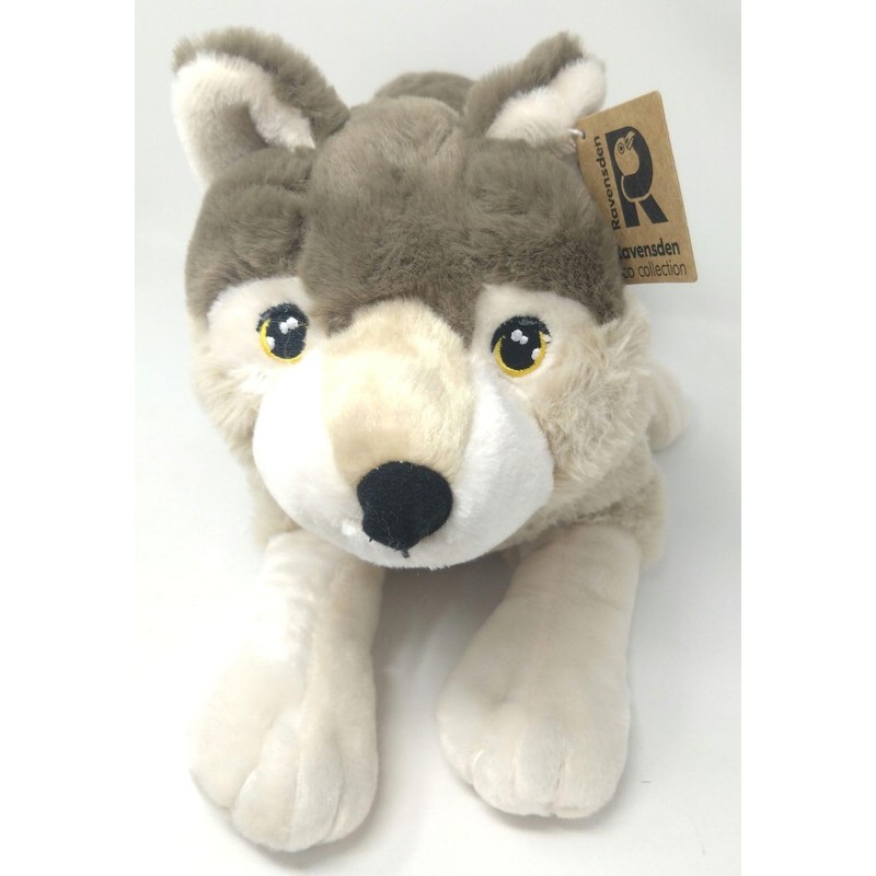 Ravensden Soft Toy Plush Wolf 45cm