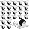 Maitys 24 Pcs 1" Small Casters Wheels Mini Rigid Non