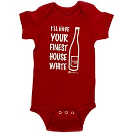 Unique Baby Girl Gifts by Fayfaire Boutique Cute | I'll Have Your Finest House White 6-12M