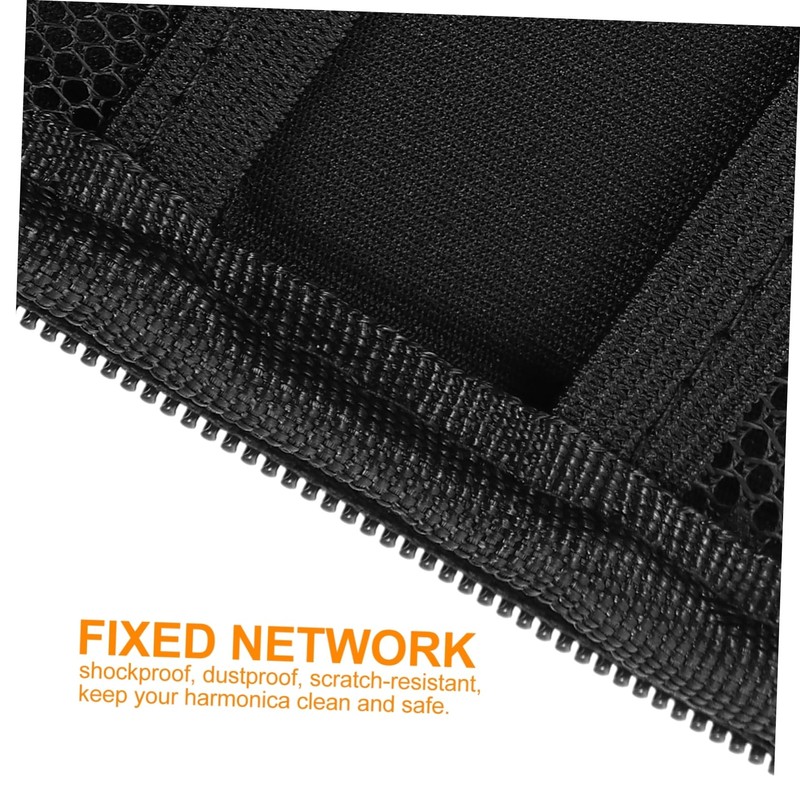 SUPVOX Harmonica Bag Harmonica Case Harmonica Belt Pouch Harmonica Holder