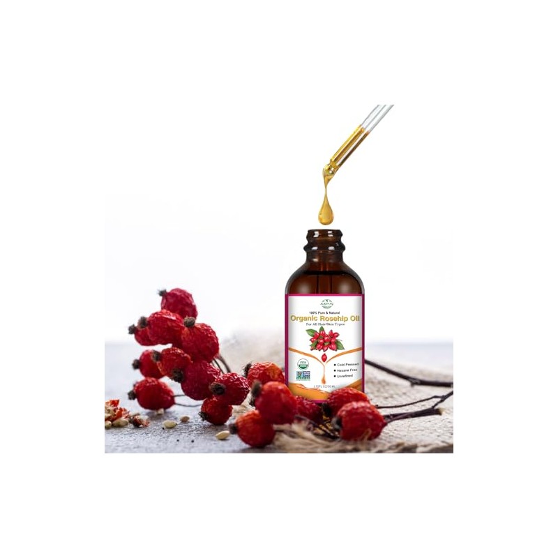 Aceite de semilla de rosa mosqueta 100% puro y natural