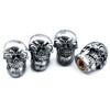 Bashineng Car Tire Valve Stem Caps 4pcs Skull Head Valve