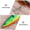Sosoport 4pcs Fishing Lures Hard Baits for Outdoor Fishing Lightweight