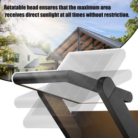 Solar Wall Lights Outdoor Dusk to Dawn Motion Sensor Wall Sconce Dimmable LED Lights Aluminum IP65 Waterproof Exterior Front Door Security Lamps Wall Mount Patio Porch Garage Yard