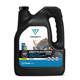 VISCOSITY UNITRACTION COOL Transmission Hydraulic Fluid SS - Compatible With Kubota Tractors - 1 Gallon - 77399JX2US