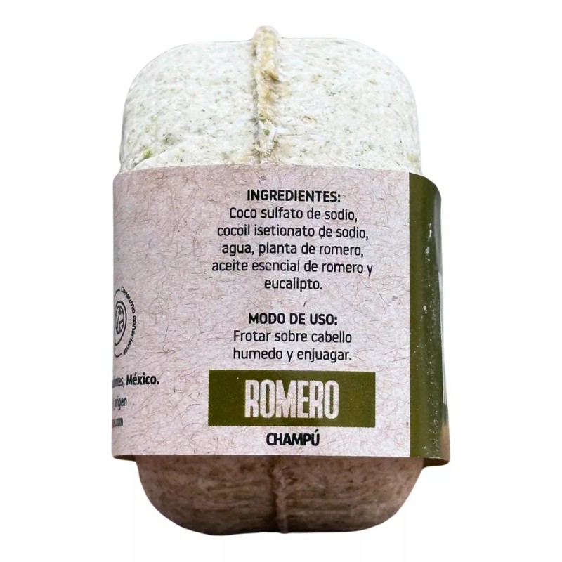 Volviendo al Origen Champú Sólido Romero Eucalipto 120 G Volviendo