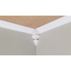 MiniatureCrush Dollhouse Corner Ceiling Blocks for Crown Molding 2 Inside