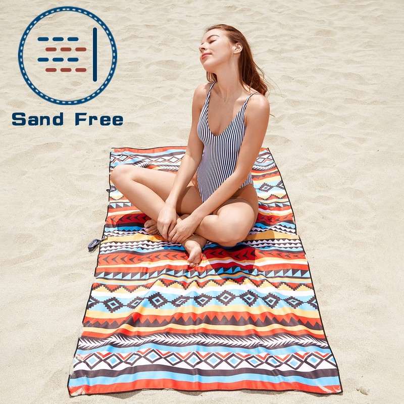 DARCHEN Microfiber Beach Towels Oversize Quick Dry Towel[1 or 4