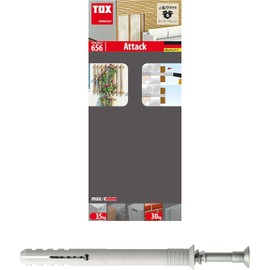 TOX Attack M 8/80 BL 017702231 Nail Dowels in Blister Pack of 4