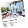 24 Inch Horizontal Window Blind Wand Replacement with Hook Plastic