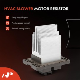 A-Premium HVAC Blower Motor Resistor Compatible with Hyundai & Kia Vehicles - for Elantra, Santa Fe 2006-2012, Entourage 2007-2010, Tiburon 2001/2003-2008, Amanti 2006-2009, Sedona 2006-2012/2014