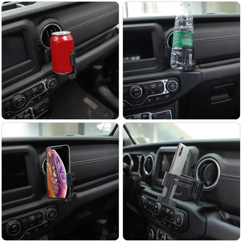 Savadicar JL & JT Multi-Function Drink Cup Phone Holder, 2