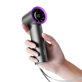 SOTHING Portable Hand Fan - 15000RPM Turbo Fan Handheld for Travel with High Speed, 11hrs Battery Life Rechargeable, Lightweight Mini-fan for Outdoor, Travel, Makeup, Black, Engine Mini