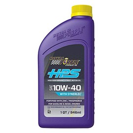 Royal Purple 36140 HPS 10W-40 High Performance Street Motor Oil - 1 Quart (Case of 6)
