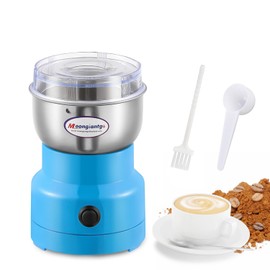 Moongiantgo Coffee Grinder Electric, Mini Spice Grinder, 200W 10s Fast Grinding, Dry Grain Mill for Spices Seeds Rice Beans Seasonings
