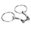 O Ring Horse Bits Flexible Linking Polished Stainless Steel Horse