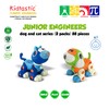 Kidtastic Set of Take Apart Toys - Cat & Dog