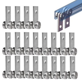 SKTREX 2 Wheel Trolley Assembly Rollers Two Bearing Trolley Assembly for 1-5/8" Wide and All 1-5/8" or Taller Strut Channel 20 pcs