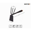 Mivos Double Hoe for the Garden with Triangle Steel –
