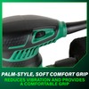Metabo HPT 5-Inch Random Orbit Finishing Sander, Variable Speed, Palm-Style