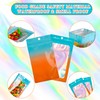 Songio packing Holographic Mylar Bags for Food Storage, 100 PCS
