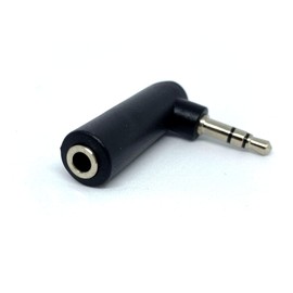 MainCore Right Angle 3.5mm Jack Socket to 3.5mm Male Stereo Adapter Plug 90 Degree Nickel Plated (1pcs)